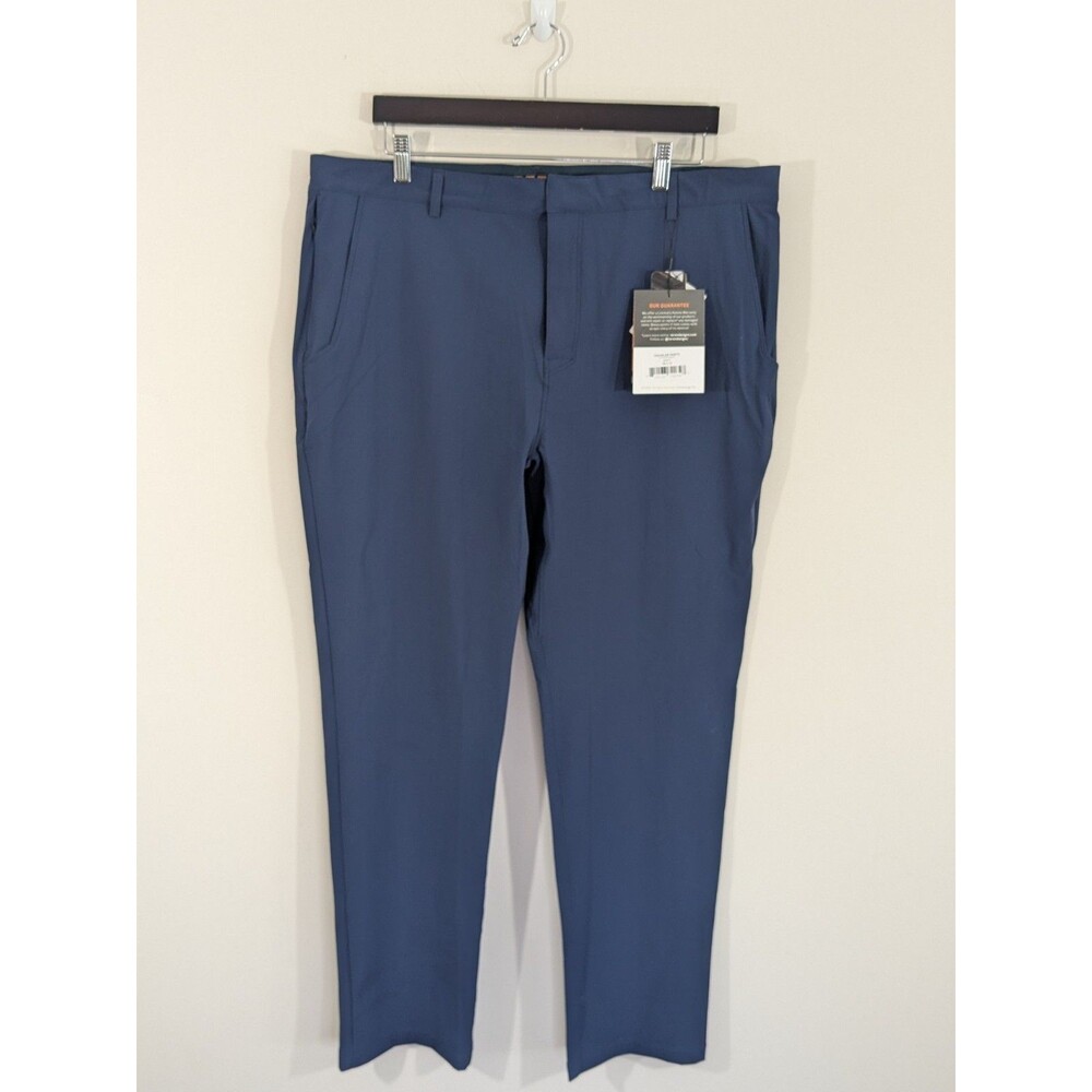 Nwt Teren Lightweight Traveler Pants Men 38/32 Navy Insect Repelling Performance